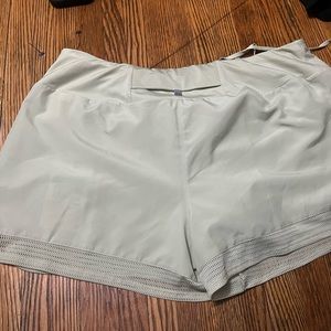 Nike white athletic shorts